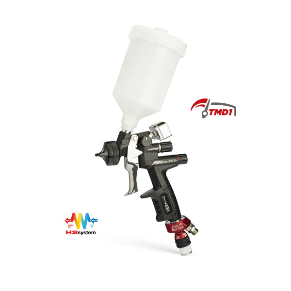 ANI BLACK/S H2 TMD1 CLICK - Aerografo PROFESSIONALE per verniciatura con SISTEMA A CALDO - TAZZA SUPERIORE NYLON - IN VALIGIA - Pistole a Spruzzo - Ani ANI BLACK/S H2 TMD1 CLICK - Aerografo PROFESSIONALE per verniciatura con SISTEMA A CALDO - TAZZA SUPERIORE NYLON - IN VALIGIA - Pistole a Spruzzo - Ani